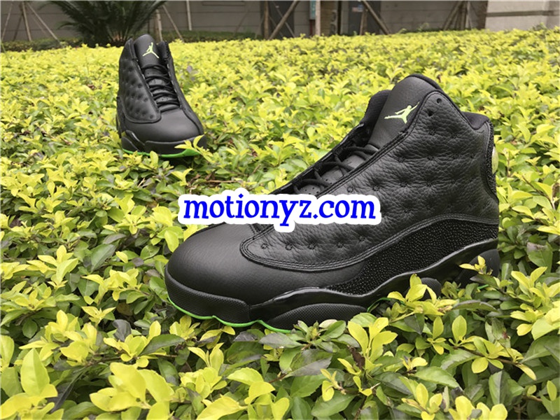 Authentic Air Jordan 13 Retro Black Green